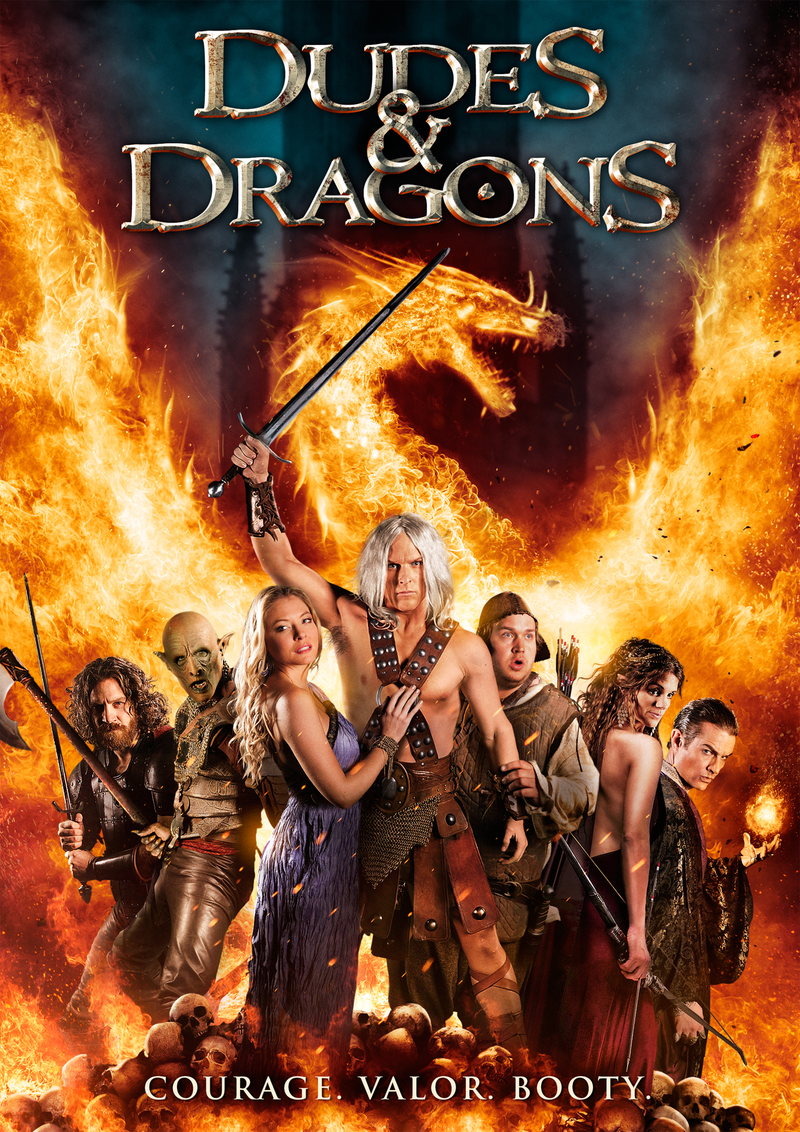 Illustration for article titled This Poster for Fantasy Parody Dudes & Dragons Is Suitably Goofy
